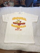 VINTAGE Chaparral Firebirds State Champion Baseball 1999 T Shirt NuBlend MLB - £15.81 GBP