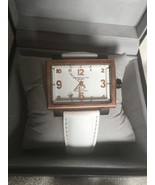 Montres De Luxe 16:9 estremo white rose gold Quartz Dial Watch new - £140.62 GBP