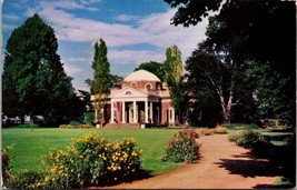Monticello Home of Thomas Jefferson West Front Showing Garden VA Postcard PC89 - £3.97 GBP