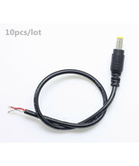 10pcs 5.5*2.1mm Male DC Power Plug Connector CCTV PSU Pigtail CABLE Jack... - €8,53 EUR
