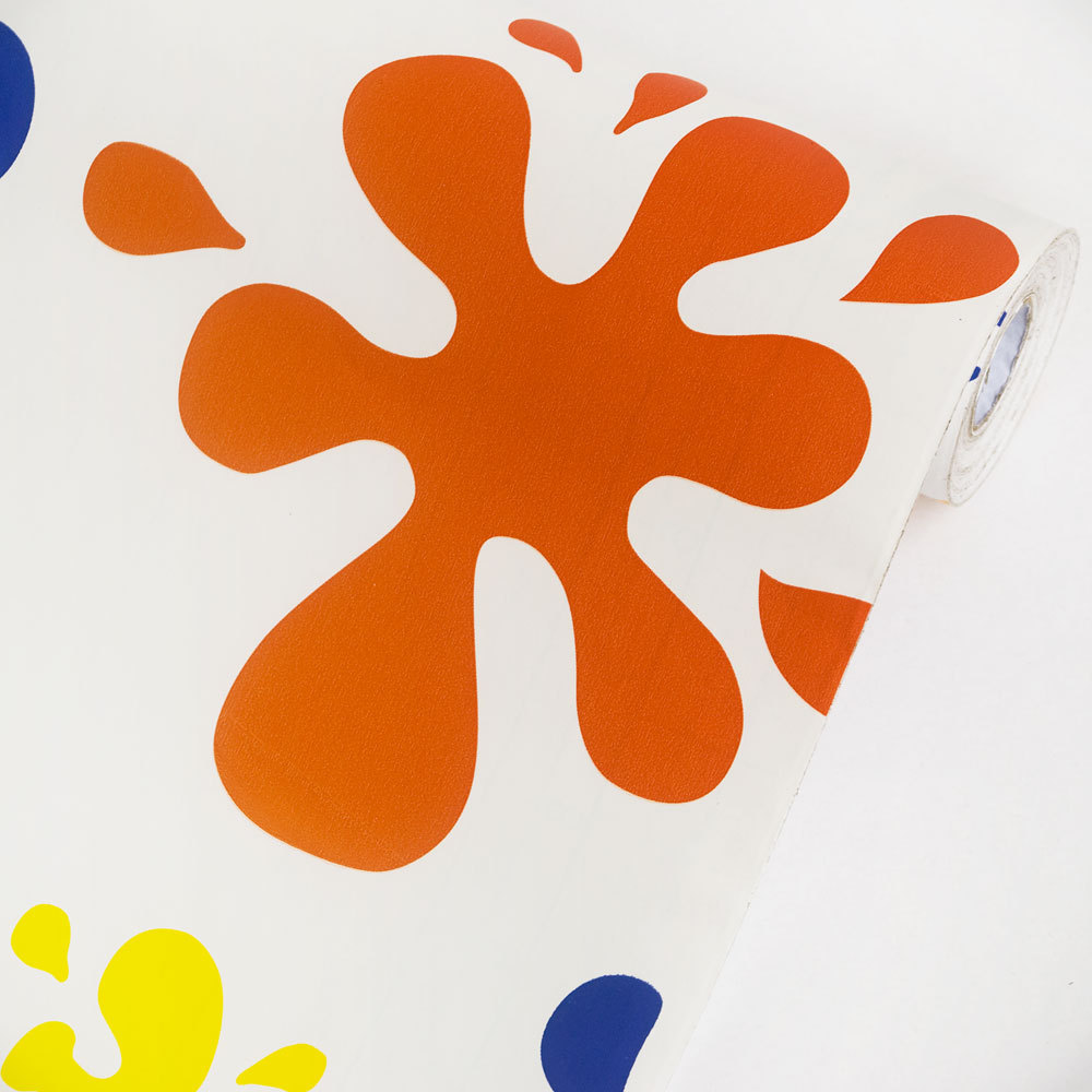 Colorful Snowflakes  - Self-Adhesive Wallpaper(Roll)