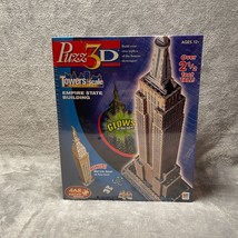 Puzz 3D Empire State Building Puzzle - Glow in the Dark, Includes Bonus Met Life - £12.09 GBP
