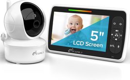iFamily SM650 Baby Monitor with Camera and Audio - 5&quot; Screen with 30Hrs Battery - £33.86 GBP