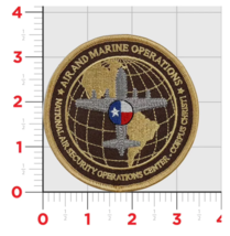 AIR AND MARINE OPERATIONS CORPUS CHRISTI EMBROIDERED HOOK &amp; LOOP PATCH - $39.99