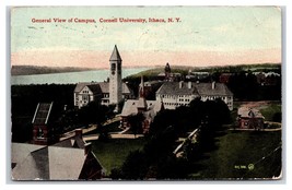 General View of Campus Cornell University Ithaca New York NY 1913 DB Postcard U4 - £3.87 GBP