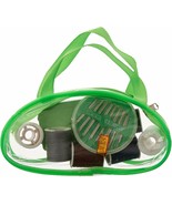 Lot of 2 Allary Portable Travel Sewing Kit Case Needle Thread Tape Sciss... - $149.15 MXN