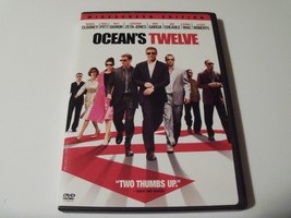 Ocean&#39;s Twelve DVD Widescreen George Clooney Julia Roberts Brad Pitt Matt Damon - £4.69 GBP