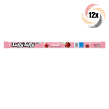 12x Ropes Laffy Taffy Cherry Flavored Candy Stretchy &amp; Tangy Ropes | .81oz - £16.19 GBP