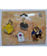 Disney DLP Beauty and the Beast Booster 4 Pin Set - $67.82 CAD
