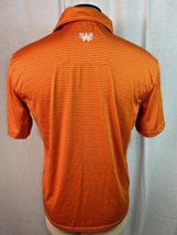 Whataburger Uniform Employee Embroidered Orange Polo Men&#39;s Size Medium -... - £11.66 GBP