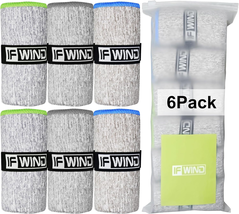 6 Pack Microfiber Gym Towels for Working Out，Fast Drying Workout Accessories Swe - £22.56 GBP