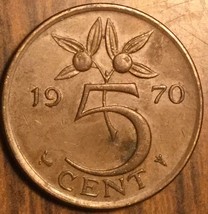 1970 Netherlands 5 Cent Coin - £0.93 GBP