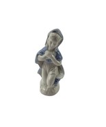 Vintage Porcelain MARY Blue and White Nativity Figure Replacement 5122 J... - £15.54 GBP