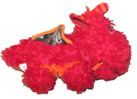 Baby Blaze Stuffies Red Dragon Stuffed Animal Secret Pockets Magnetic Plush Toy - $7.56