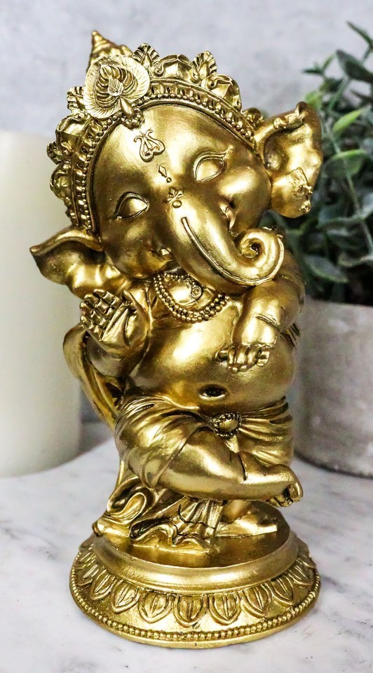 Ebros Hindu Elephant God Ritual Dancing Ganesha 6&quot; H Figurine (Dancing G... - $17.99