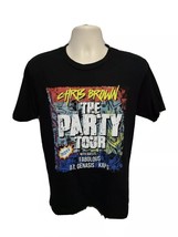 2017 Chris Brown The Party Tour Adult Medium Black TShirt - £11.86 GBP