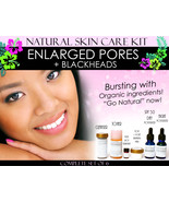 Natural Skin Care Kit For Enlarged Pores and Blackheads Pore Refining Co... - £112.83 GBP