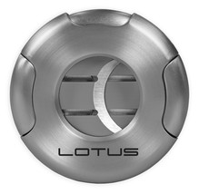 Lotus Meteor Round 64 RG Cigar Cutter Chrome Satin - CUT1004 - $67.22