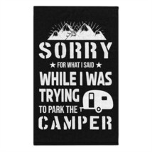 Meme Rally Towel: &quot;Sorry for What I Said While Trying to Park&quot; | Soft 10... - £14.03 GBP