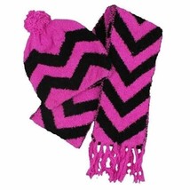 Jumping Beans Little Girls Chenille Hat &amp; Scarf Size S - £7.74 GBP