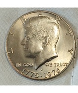 US 1976 D KENNEDY HALF DOLLAR - Bicentennial Issue - Auth Indep Hall Rev... - $5.88 CAD