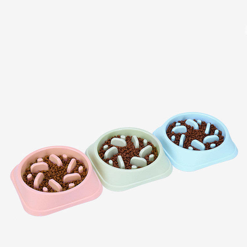 Food bowl slow food pet bowl anti-choking bowl - $5.06+