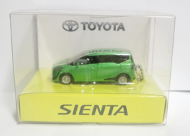 TOYOTA SIENTA LED Light Keychain Green metallic PullBack Mini Car Model Car - $24.90