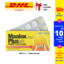 12 X Maalox Plus SIMETHICONE Tablets 40&#39;s For Gastric,Stomach Wind &amp; Hea... - £90.15 GBP