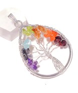 Carnelian Multi Stone 925 Silver Overlay Handmade Wire Wrap Life of Tree... - $25.91 CAD
