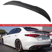 For 17-2022 Alfa Romeo Giulia Highkick Duckbill Carbon Fiber Trunk Spoiler Wing - £128.37 GBP