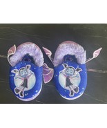 Disney Vampirina Toddler Cozy Slippers Size 5-6 Gripper Bottom Glitter W... - $6.85 CAD