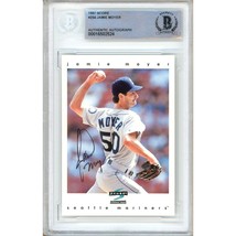 Jamie Moyer Seattle Mariners Auto 1997 Score Baseball #254 BAS Autograph Slab - £62.68 GBP