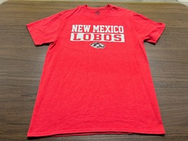 New Mexico Lobos Men&#39;s Red Short-Sleeve T-Shirt - Rivalry Threads - Large - UNM - £11.08 GBP