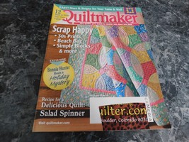 Quiltmaker Step by Step Magazine July August 2009 No 128 Salad Spinner - £2.34 GBP