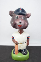 Vintage 1988 Bear Mascot Ceramic Bobblehead Read Description - £19.49 GBP