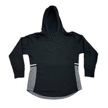 Serene Tangerine LARGE Hoodie Black Long Sleeve Reflective EUC Athletic ... - $12.75