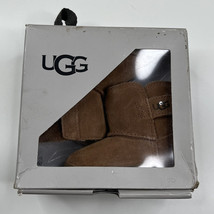 Ugg NIB Ikeelan brown slip on lamb skin baby boots size 2-3 small SF - £41.53 GBP