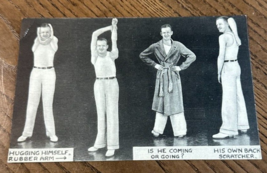 Ripleys Freak Sideshow Believe It or Not 1939 Post Card Rubber Man Harry... - $178.29 MXN