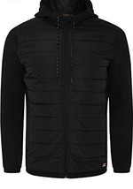 NWT  Johnny Bigg Big &amp; Tall Hendrix Quilted Zip Sweater Black Size LT - £27.38 GBP
