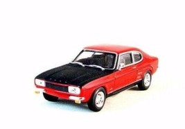 Ford Capri ROT/SCHWARZ Cararama 1:43 Diecast Auto Sammlermodell , Neu - £30.58 GBP