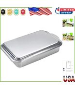 Professional-Grade 9x13 Metal Cake Pan with Cover - Perfect for Any Occa... - $886.04 MXN