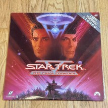 Star Trek V The Final Frontier, Laserdisc Paramount 1989 Shatner, Nimoy ... - $9.00