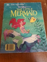 Walt Disney Pictures Presents The Little Mermaid A Little Golden Book Pa... - $2.95