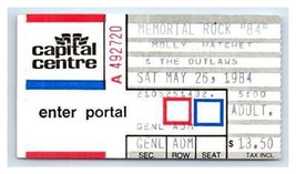 Molly Hatchet Outlaws Concert Ticket Stub Peut 26 1984 Washington D.c. L... - £40.44 GBP