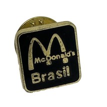 McDonald’s Brazil Brasil South America Fast Food Restaurant Enamel Lapel... - £4.75 GBP