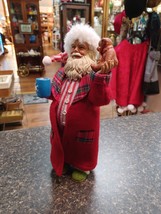 Possible Dreams Clothtique Santa Claus Bathrobe Teddy Bear Coffee Mug Sl... - €25,66 EUR