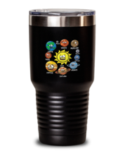 30 oz Tumbler Stainless Steel Insulated Funny Solar System science planet  - £27.83 GBP