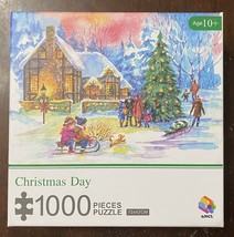 hNCL 1000 Piece Puzzle “Christmas Day” 29.5” x 20.5” Excellent Condition - $12.31