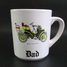 Vintage Wolseley Dad Horseless Carriage Car Coffee Cup Made In England - £19.44 GBP