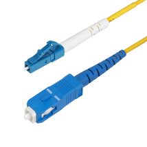 StarTech.com 2m (6.6ft) LC to SC (UPC) OS2 Single Mode Simplex Fiber Optic Cable - £19.43 GBP